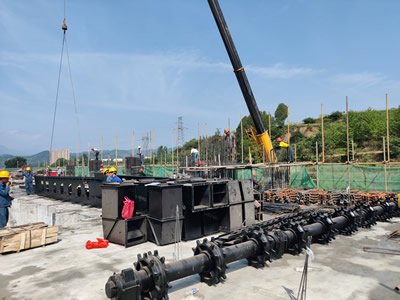 隴南徽縣2臺58MW鍋爐安裝工作于2022年6月19日正式開始